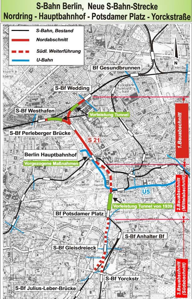 CEF Call 2016 Proposal S 21 CEF 2016 MAP General Call Priority: Urban Nodes New Innercity railway line between the Central Station