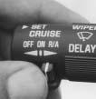 Resuming a Set Speed Suppose you set your cruise control at a desired speed and then you apply the brake. This, of course, shuts off the cruise control. But you don t need to reset it.