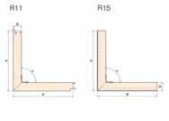 α = 90 kuni 180 o moodul 1000 mm R12 vertikaalne paigaldus o suurim pikkus 8000 mm o Amin, Cmin = 100 mm o A + B + C = max 1000 mm o Rmin = D R19 horisontaalne