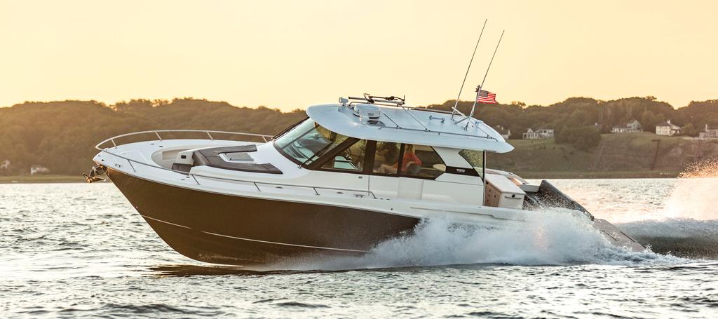 TIARA Q 44 (Fish) $956,711 $879,900 Volvo /Garmin Glass Cockpit Electronics Volvo Joystick Control with Joystick Driving/Docking Electric Port and Starboard Sliding Side Doors Double Wide Helm Seat,