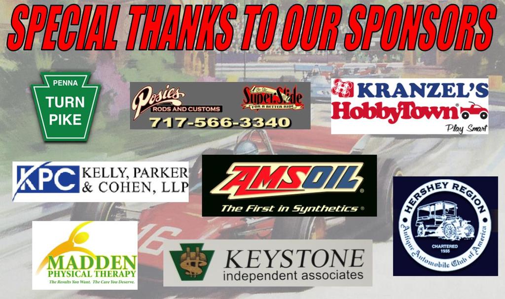 One more THANK YOU to last year s sponsors
