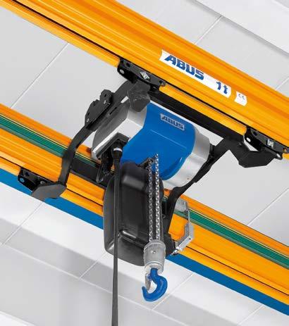 The 3 phase 400 volt hoists units are available in three different sizes to reliably handle loads up to 2000 kg with a low-build design for optimum utilisation of the space available and a precision