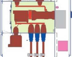 Gas-insulated switchgear Poles VD4 ZX2