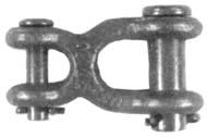 Connecting Links CHAIN & HOOKS Formed by fitting the body rivets of one half into the openings of the other half and fastened by peening.