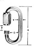 hooks Weld after closing for additional strength. Observe working load limits, use next larger size for joining chain.