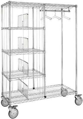 KOMBIX Combi Batching Trolley Collect, commission and store Approved chrome design for the highest standards in: