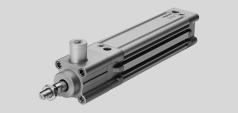 Standard cylinders DNC-KP, standard hole pattern, with clamping unit Technical data Function DNC- -KP Without position sensing -N- Diameter 32 125 mm -T- Stroke length 10 2000 mm -W- www.festo.