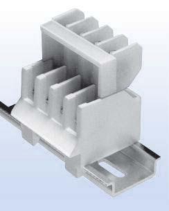 Depluggable Blocks Depluggable Blocks Depluggable terminal blocks are available for both 35mm DIN-Rail and C-Rail applications.