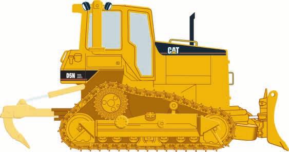 Dimensions (approximate) 3 7 9 4 1 2 5 6 8 Tractor Dimensions XL LGP 1 Track gauge 1770 mm 70 in 2000 mm 79 in 2 Width of tractor With the following attachments: Standard shoes without blade 2330 mm