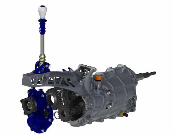 QBM5M Heavy Duty In-Line 5 & 6-Speed Sequential RWD Modular Gearbox with Drop Gears Key features of QBM5M include: Built in shift-cut
