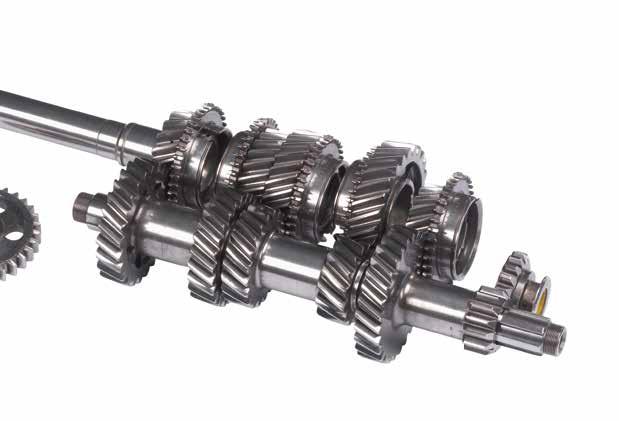Helical gears Close ratio Includes input shaft, mainshaft, layshaft and reverse gear Fits in standard casings with standard gearchange Uses all original synchromesh parts Optional Quaife ATB