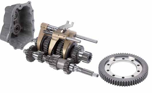 GM F16/F18/F20 Gearsets F16/F18/F20 5-Speed Dog Engagement - QKE6C 5-speed dog engagement gearset 2-speed Autograss kit available Straight cut, close ratio Includes crownwheel & pinion and heavy duty