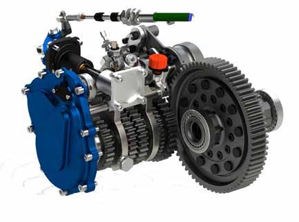 New generation of gearchange mechanism allows application into front or rear wheel drive configurations.