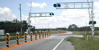 allows emergency vehicles a way out. Average installation time per crossing is just three hours.