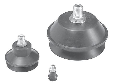 atalog PN1000-2US Vacuum ups P ellows Vacuum ups PTM Male Thread onnector Simple male connection for low profile positions secured to a plate or bracket. NPT,, metric threads.