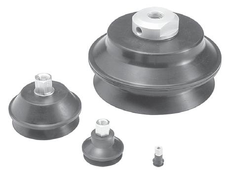 atalog PN1000-2US Vacuum ups P ellows Vacuum ups PT emale Thread onnector Simple female connection for low profile positions secured to a plate or bracket. NPS, threads. itting material: aluminum.