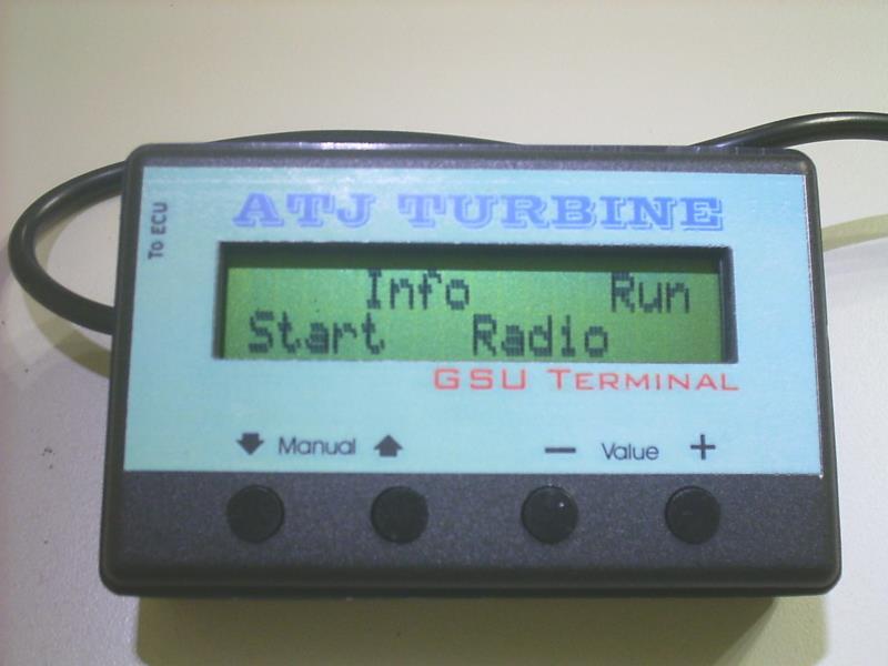 second informative screen is shown. In the first line you have the measure of the pulse width received from your RC system, and the relative stick position.