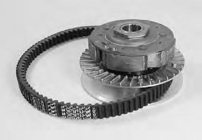 2 kgf-m, 16 lb-ft) CLUTCH SHOE/MOVABLE DRIVEN FACE ASSEMBLY With the clutch shoe spring compressed by pulling the movable