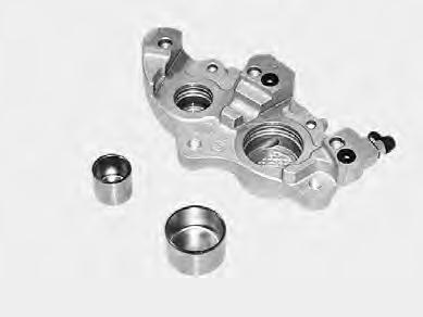 CALIPER INSPECTION Inspect the caliper cylinder wall and piston surface for scratch, corrosion or other damages.