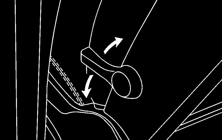 Raise or lower the entire seat cushion by holding the center of the control up or down. Raise or lower the front of the seat cushion by holding the front of the control up or down.