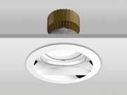LUCID RECESSED DOWNLIGHT LUMINAIRE FOR COMMERCIAL APPLICATIONS for 4000K and 5000K for 4000K and 5000K for 4000K and 5000K - Absolute photometry is used - 150mm cutout - Symmetrical light beam