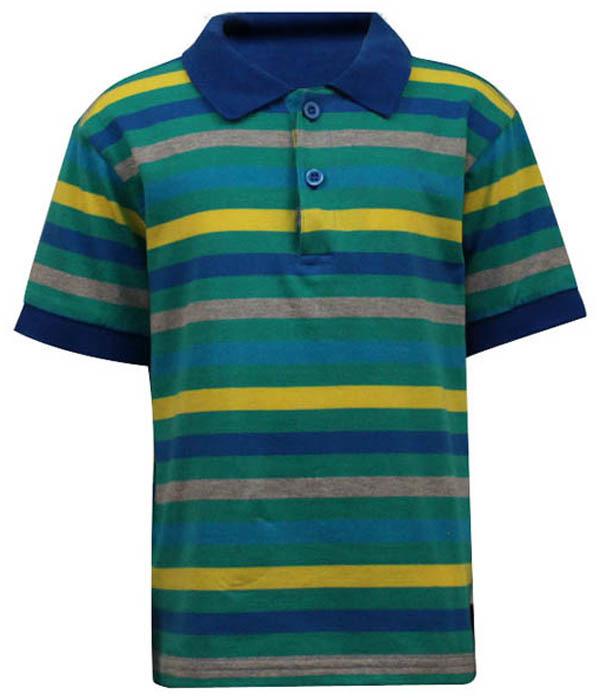 K6107 Boys' Stripe Short Sleeve Polo K6109 Boys Stripe T-Shirt K6118 Girls Lace Back Top Jersey Multi Blue Stripe Stripe Periwinkle Orange Sel: 8.