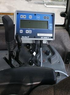 equipped with an electronic weighing