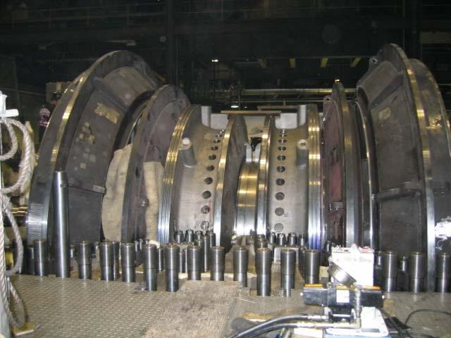 EXAMPLE LP TURBINE REPLACEMENT (FOSSIL APPLICATION) The low pressure turbine modernization option is another long-term solution that addresses reliability and maintenance problems of old components