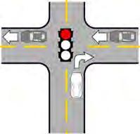 Right Turns on Red Lights Unless a sign tells you no turn on red, you may turn right at a red light after coming to a complete stop. You must yield to pedestrians and approaching traffic.