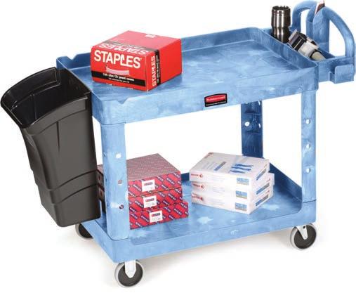 capacities Multiple caster choices available Handle includes built-in tool storage and cup holder Improved features have taken an already reliable cart and