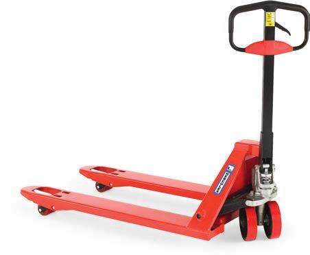 Capacity Pallet Truck 5-year full-replacement pump warranty Built to last with extra-thick steel and reinforced fork bracing.