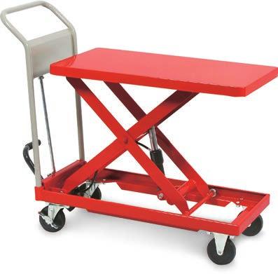 capacity Manual foot pump Hydraulic lift High-quality Japanese made lift tables, a low-cost and portable way to improve ergonomic efficiency in the workplace and are operated by hydraulic foot pumps.