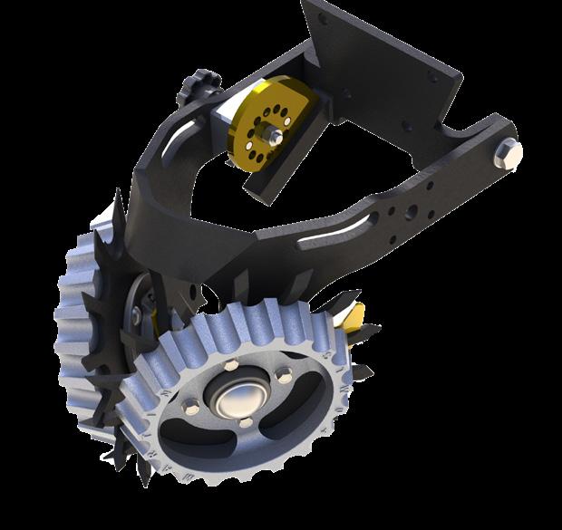 BK41360 This mount attaches to Kinze 4900 series planter without unit mounted no-till coulter.