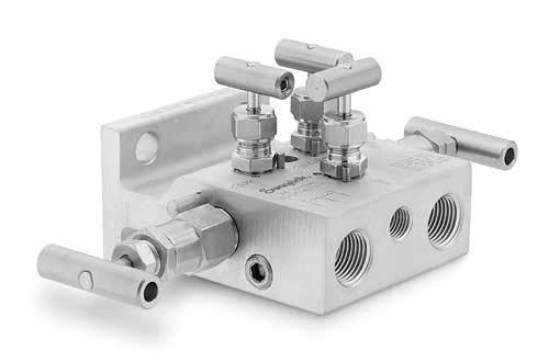 2 Manifolds Contents V, VB, and VL Series Manifolds Manifold Features... 2 Valve Features.... 3 Technical Data.... 3 Pressure-Temperature Ratings... 3 V and VL Series 2-Valve Manifolds.