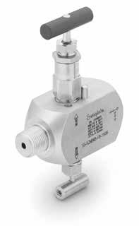 Manifold Systems 5 V and VL Series 2-Valve Manifolds V Series Allows for block and bleed (or
