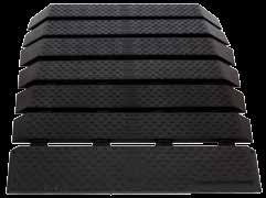 RAMPS Rubber Threshold Ramps Rubber Threshold Ramps provide a durable, safe means of
