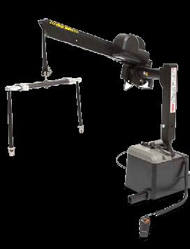 lifting capacity 2-axis design: Powered up/down and powered in/out 3-axis design: Powered up/down, powered in/out, powered adjustable telescoping boom