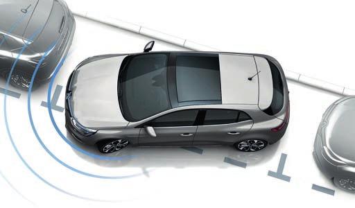 Adaptive & Curtain airbags Renault Megane Hatch and Wagon protect occupants with multi stage, variable force deployment airbags.