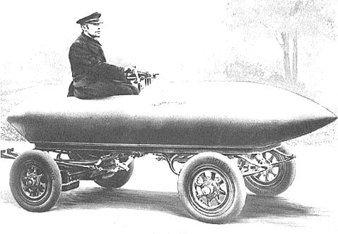1899: The first car to break the 100 km/h (105,88 km/h) is an electric car: The «Jamais contente» was driven by its Belgian