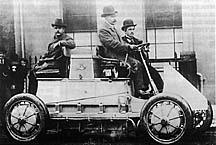 1900: The German Ferdinand Porsche, at age 23, built his first car, the Lohner Electric Chaise.