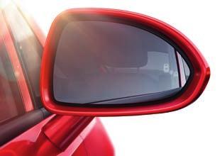 behind you with heated door mirrors** * Standard on Excite and SE models, optional at extra cost on all
