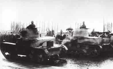 [76]: Vickers tanks during the May