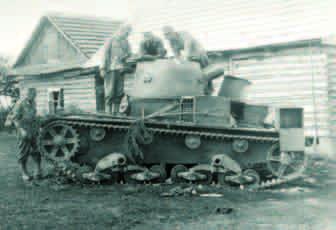 platoon of the 121 st light tank company,