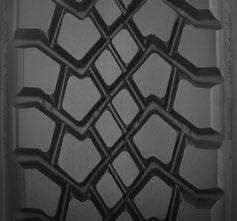 Co-Ex technology, unique two-layer compound designed to minimize internal casing temperature for longer tread and casing life.