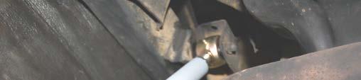 from the frame bracket doing one side at a time. Do not remove the factory bushing in the axle mount it is reused.