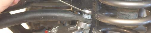 link mounting bolt from the axle mount. 3.