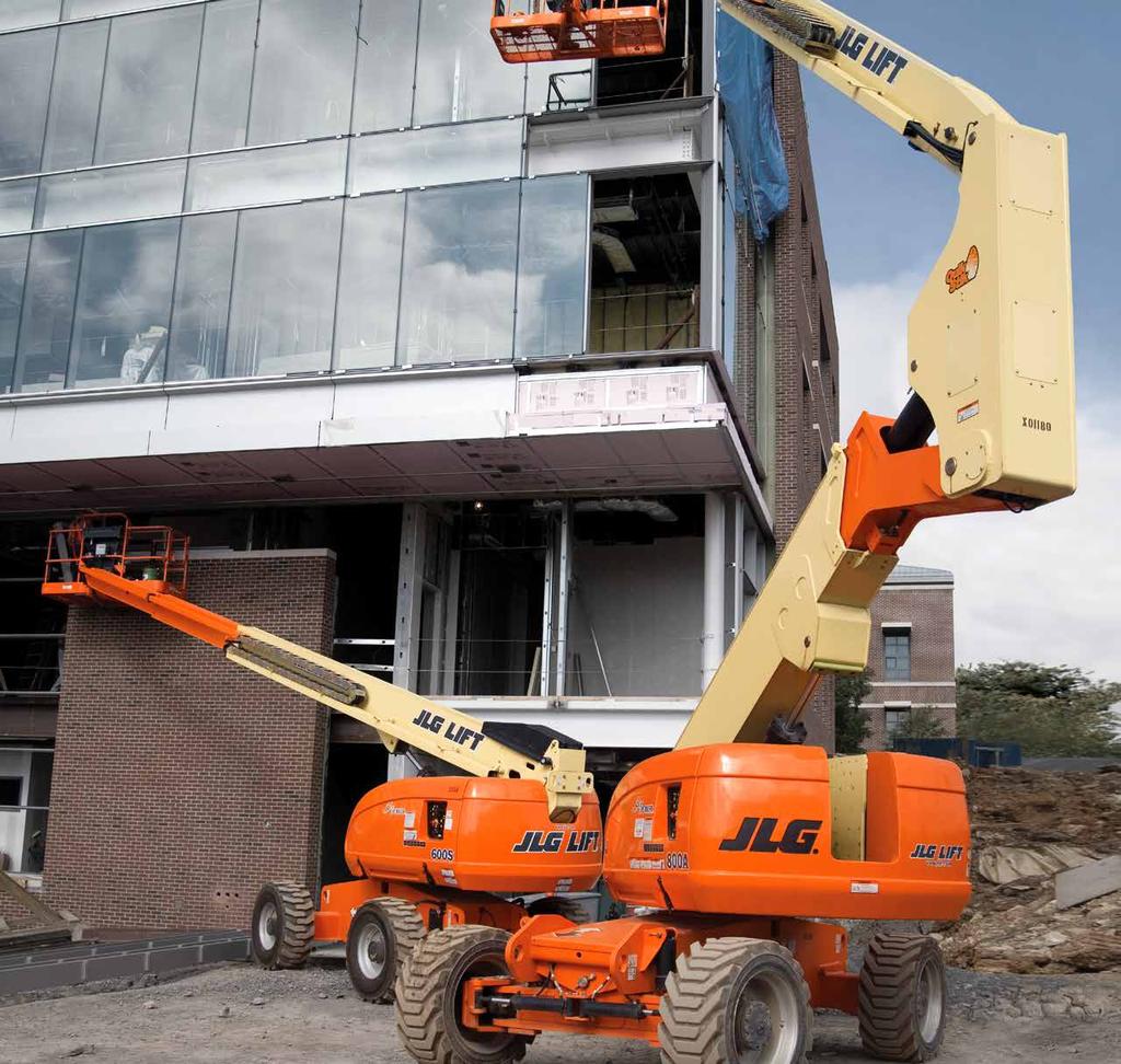JLG Dieselboom REACHING OUT On the job site, days are measured by productivity. Your productivity.