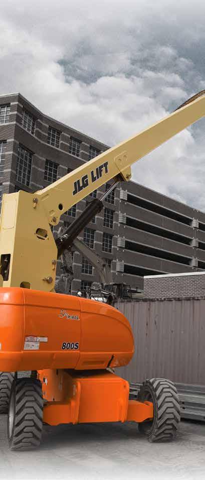 JLG Telescopic boom lifts 800 series JLG Control Ade system All series HIGHER REACH CONFIDENT CONTROL