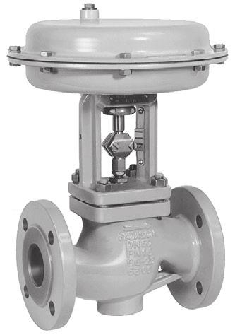 Type 3241 Valve In combination with an actuator, e.g.