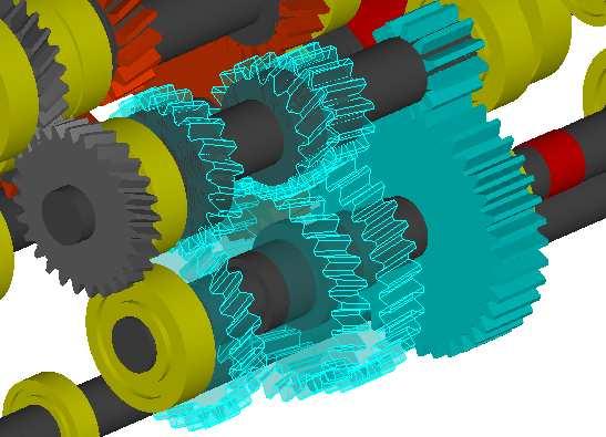 5-1 Gear selections for main gears If bearings between shafts are not an issue or if there is no bearings to be